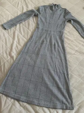 바나나 리퍼블릭 체크 원피스