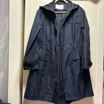 Ballsey 후드 부착 네이비 코트