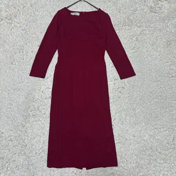 홉스 런던 저지 원피스 마젠타 계열 색상