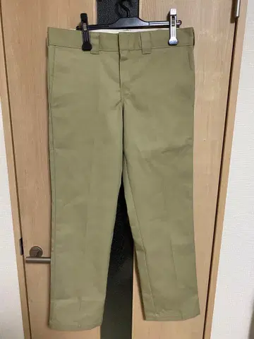 Dickies 베이지 워크 팬츠 슬림핏 873