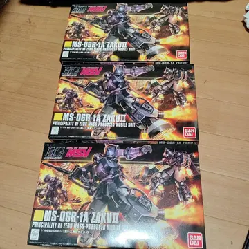 건담 프라모델 건담 HG 검은 삼연성 자쿠