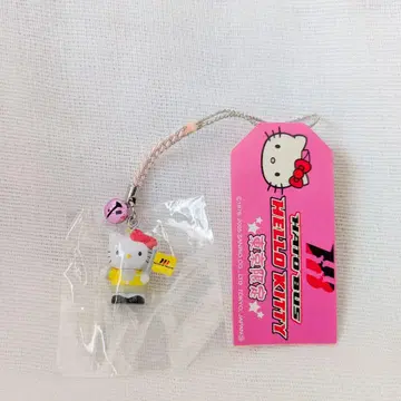헬로키티 도쿄 한정판 하토 버스 족자 스트랩 키티 2005