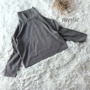 미스틱 터틀 하이넥 긴팔 상의 귀여운 봄 트렌드 컬러