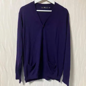 [새상품급] 유니클로 메리노 블렌드 V넥 가디건 한정 +J 완판템