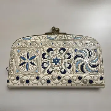 분코야 오제키 파랑과 화이트의 장식 코인 케이스