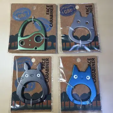 지브리 페이스 카라비너 4세트