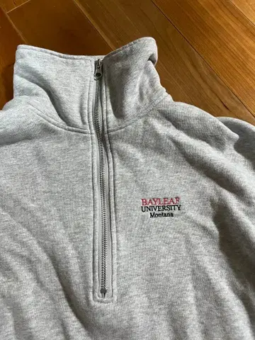 로고 자수 하프 지퍼 맨투맨 coen 코엔 상의 맨투맨