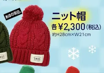 아호노 사카타 니트 모자