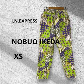 이케다 노부오 캐주얼 팬츠 올 패턴 개성적인 레나운 빈티지