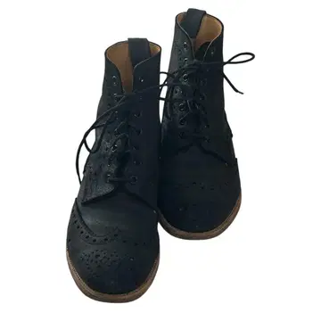 새상품급 트리커스 x 폴스미스 오일 가죽 윙팁 부츠 25cm