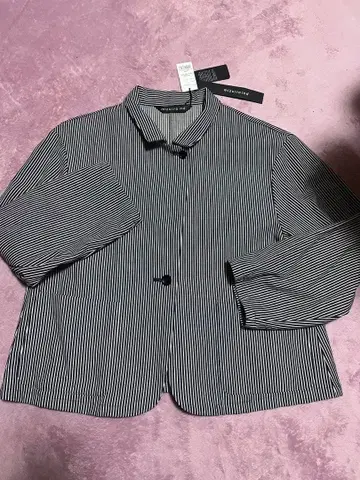 미즈이로 인디 스트라이프 테일러드 자켓