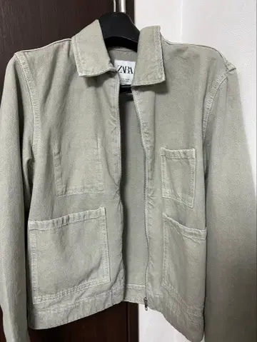 ZARA 그레이 데님 자켓
