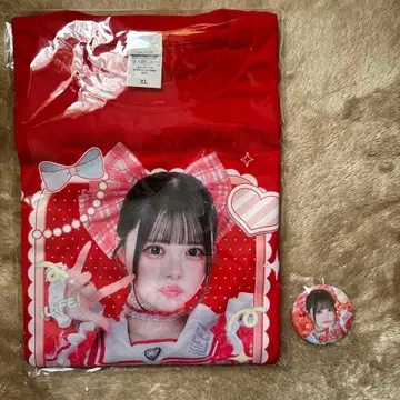 iLiFE! 코코하나 리리 무도관 복권 A상 최애 T셔츠 캔뱃지 세트