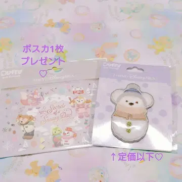 시크릿 스노우위 데이 더피 패치 엽서 포함 디즈니