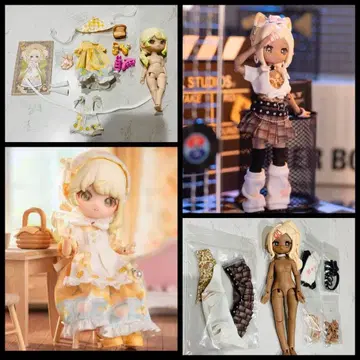 자유 주장 레오파드 로로 동화 엄지공주 블라인드 인형