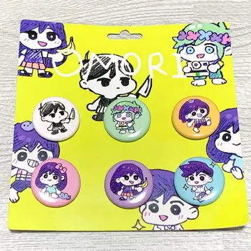 OMORI CHIBI 버튼 핀 세트 캔뱃지 세트