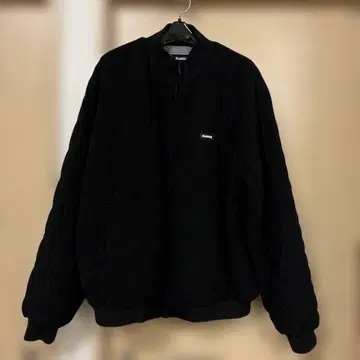 XLARGE 블랙 퀼팅 자켓