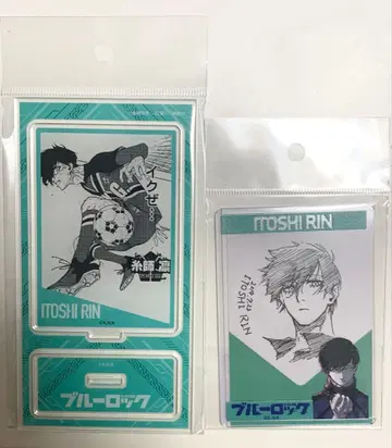 블루 록 이세탄 이토시 린 아크릴 스탠드 경질 카드 케이스