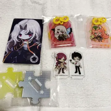 메이플스토리 키링 아크릴 스탠드 카드 메이플 포인트 세트