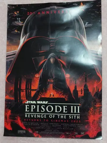 스타 워즈 에피소드 III/시스의 복수 20주년 기념 상영 포스터