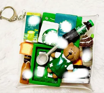 가챠 묶음 판매 카페 곰 커피 데코 부품 파우치