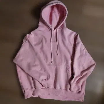 Paragraph 후드티 핑크 M 짧은 기장