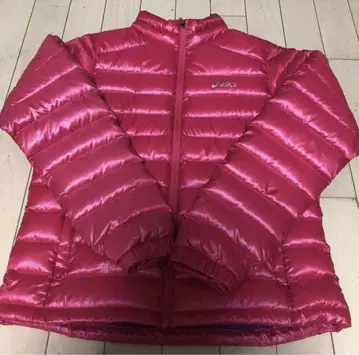 미착용 새상품 asics 아식스 다운 자켓 M 사이즈 핑크 ASICS