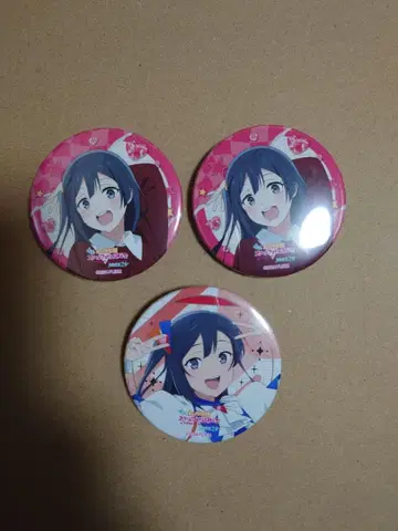 니지가사키 영화 완결편 트레이딩 캔뱃지 세츠나 3개 세트