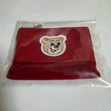 페이러 FEILER 올드 테디 와펜 파우치 빨간색