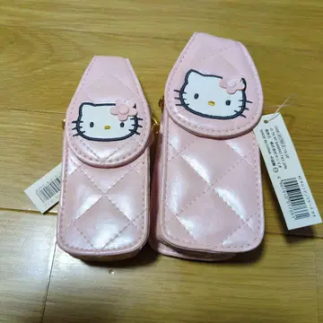 헬로키티 퀼트 시리즈 전화 케이스 2개 세트