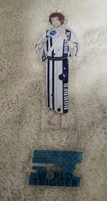 월드 트리거 극락탕 아크릴 스탠드 진 유이치