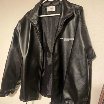 WEST BOY 블랙 싱글 라이더 자켓