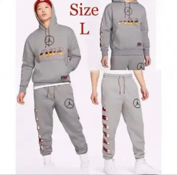 [새상품] 조던 에어 남성용 상하의 셋업 (속기모)