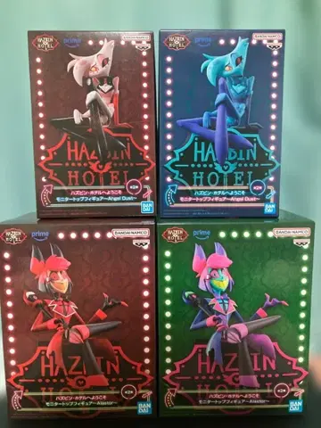 Hazbin Hotel Alastor 피규어 2종 4세트