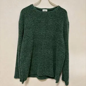 [준 레드] (L) 니트 스웨터  캐주얼 준 긴팔