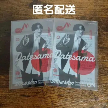 [ Snow Man 미야타테 료타 클리어 스티커 2개 세트 ]