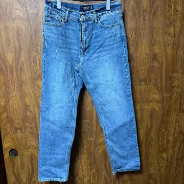 Abercrombie & Fitch 스트레이트 데님 라이트 블루
