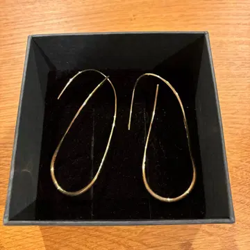 BARJEWELLERY 골드 도금 후프 귀걸이