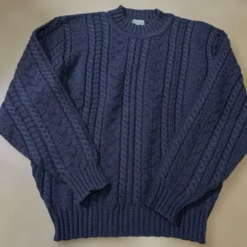 Paul Smith LONDON 네이비 M 케이블 니트 스웨터