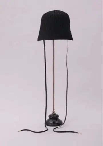 ENTWURFEIN 니트 모자 버킷 니트 캡 블랙