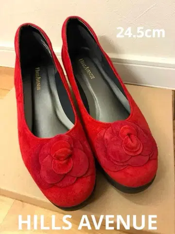 힐즈아베뉴 여성용 펌프스 빨간색 24.5cm