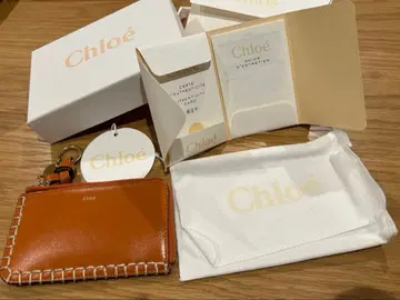 끌로에 이단 접이식 지갑 오렌지 뜨개질 디자인