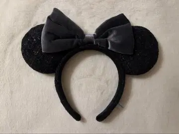 머리띠 [디즈니] 트위드 블랙 미니