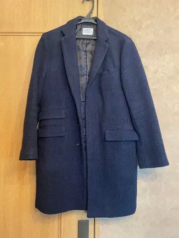 나노 유니버스 네이비 체스터 코트 S