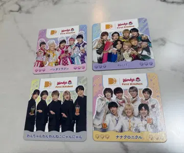 Wendy's First Kitchen 주식회사 DD 콜라보 코스터 4종