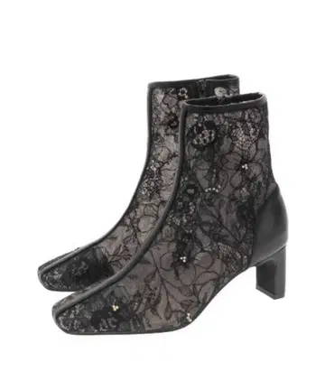 RANDA 플라워 자수 숏부츠 여성용