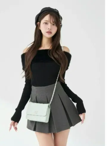 다리치 엘레강트 퍼 니트탑