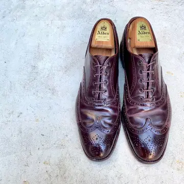 AldenA 764 사이즈 10B 코도반 버건디 윙팁