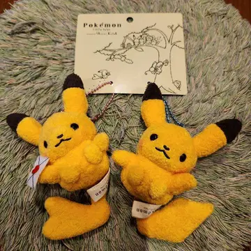 피카츄 페어 마스코트 little tales 봉제 인형 레어!