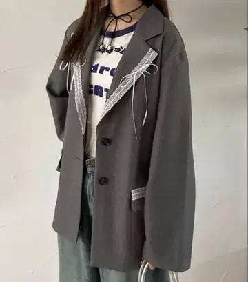 Kutir 모듬 리본 레이스 테일러드 자켓